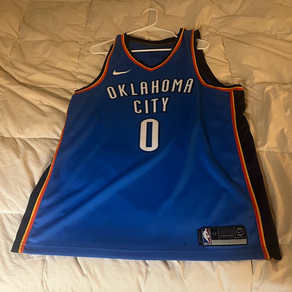 Oklahoma City Thunder Russell Westbrook Jersey. Brand New.